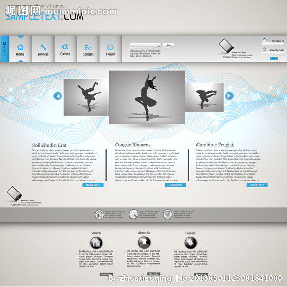 網(wǎng)站網(wǎng)頁(yè)設(shè)計(jì)模板與矢量圖 助力廣告設(shè)計(jì)的專業(yè)圖庫(kù)