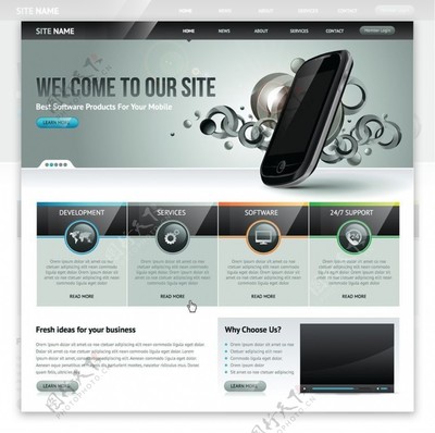 網(wǎng)站模板與網(wǎng)頁(yè)設(shè)計(jì)的視覺藝術(shù)